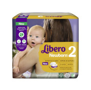 Libero Baby Soft Newborn T2 Fralda 3-6Kg X34