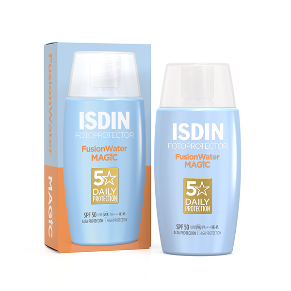 ISDIN Fotoprotector FusionWater Magic SPF50 50mL - Protetor solar facial ultraligeiro