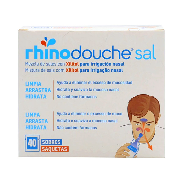 Rhinodouche Sal 40 Saquetas Lavagem Nasal 5g