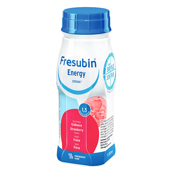 Fresubin Protein Energy Drink Morango 4 x 200mL