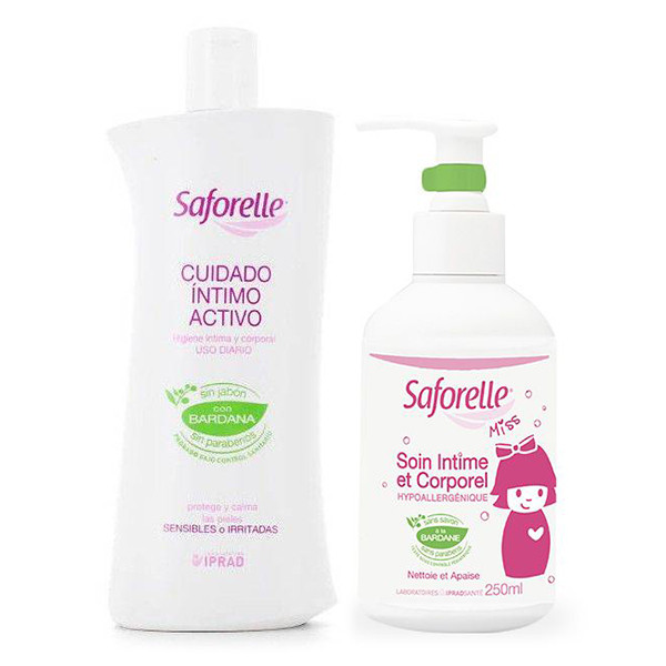 Saforelle Solução Lavagem Íntima 500mL Oferta Saforelle Miss 250mL